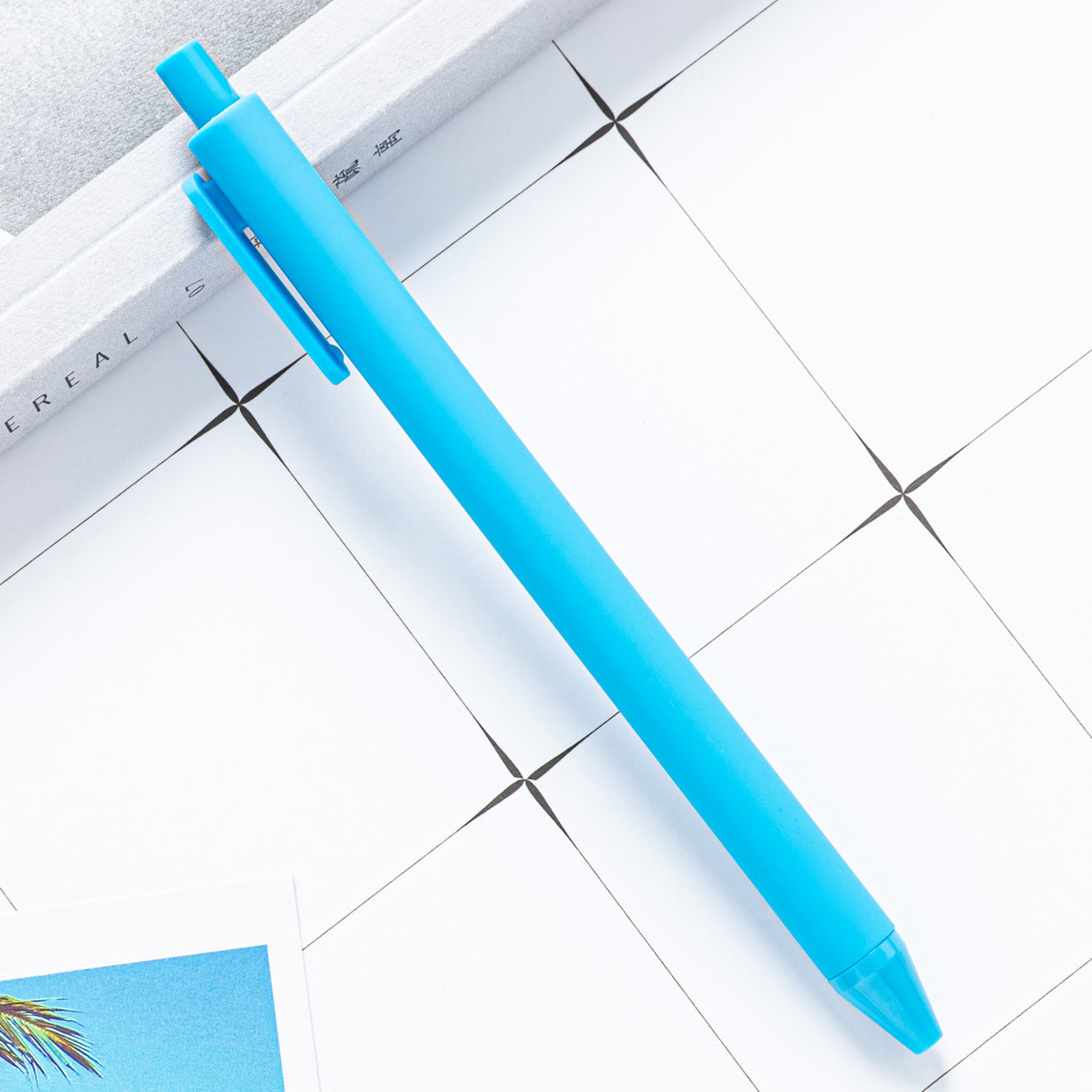 Whoelsale Candy Color Press Plastic Pen Gift Office Tools Teacher Gift